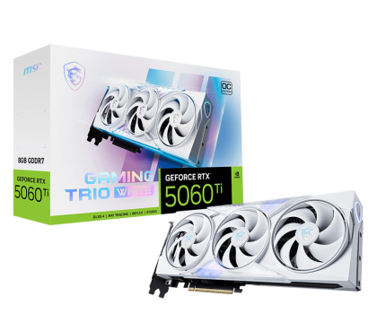 Karta graficzna NVIDIA MSI GeForce RTX 5060 Ti Gaming Trio OC White 8GB GDDR7 DLSS5